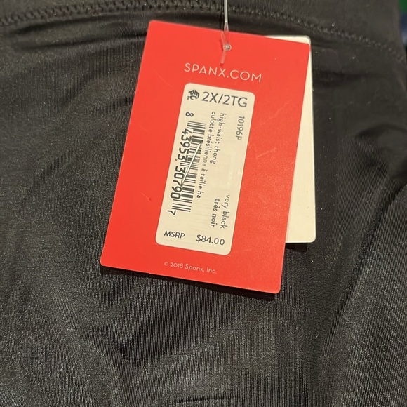 💐Spanx Suit Your Fancy Shaping High-Waisted Thong - Picture 4 of 4